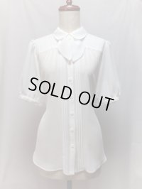 25th anniversaryスクールシリーズブラウス【白・Mサイズ】