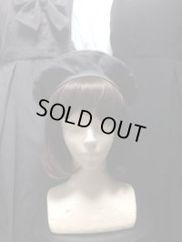 【受注予約・5月20日迄受付中！】スクール風ベレー帽【グレー】