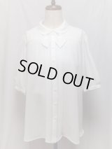 25th anniversaryスクールシリーズブラウス【白・XLサイズ】