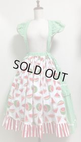 【First of May】スイカ柄ティアードスカート