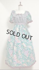 【シンガポールスペシャルver.】デイリーシャーリングワンピース【バティックプリント・113c丈】