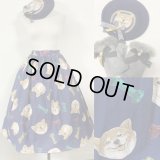 【新春企画】スカート＋ベレー＋手袋セット【しば犬セット・スカート70c丈】
