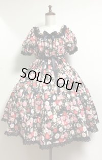 デイリーシャーリング３段ティアードワンピース【和柄・97丈】