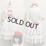ナース風ワンピース・ヘッドドレスセット【白系】