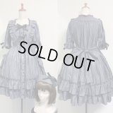ナース風ワンピース・ヘッドドレスセット【黒系】