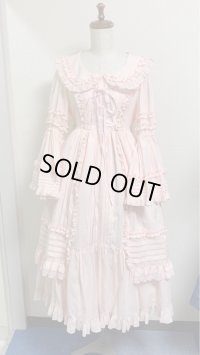 【50％オフ】姫袖ドレス【ピンク】