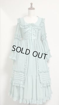 【50％オフ】姫袖ドレス【ミント】