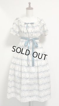 デイリーシャーリングワンピース【ネコ柄・ピンク系・110c丈】