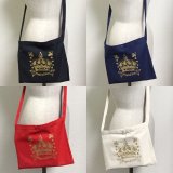 王冠プリント・サコッシュ【４色展開】