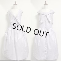 【50％オフ】2wayスモックドレス【ラベンダー】