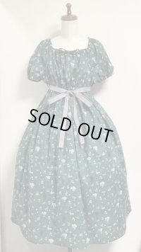 デイリーシャーリングOP【サーカス柄・グリーン系・120ｃ丈】
