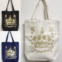 王冠プリント・トートバッグ【3色展開】