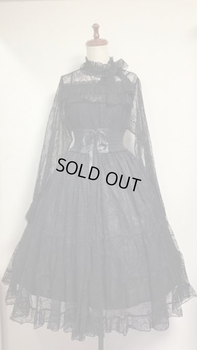 画像4: 【Sale50％オフ】レースロマンチカスカート（ミディアム丈）【ブラック】