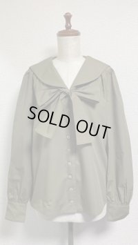 【Sale50％オフ】セーラーブラウス【カーキ】