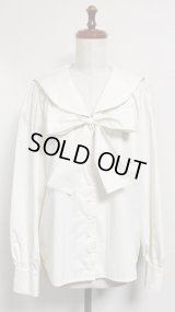 【Sale50％オフ】セーラーブラウス【生成】