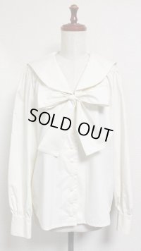 【Sale50％オフ】セーラーブラウス【生成】