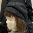 画像5: レディツイードベレー帽【黒】