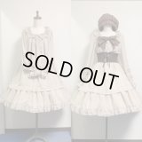 Ａライン長袖ワンピース【生成】
