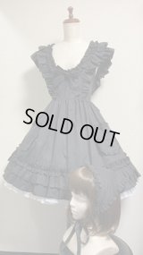 【Sale50％オフ】エプロンドレス+バブーシュカセット【黒】
