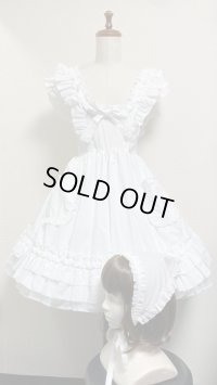 エプロンドレス+バブーシュカセット【オフ白】