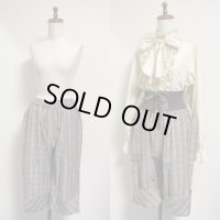 【Sale50％オフ】ハーフパンツ【茶チェック】