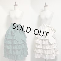 【SpecialSALE30％オフ】【RIDDLE SHEEP】フリル・フリル・フリルスカート