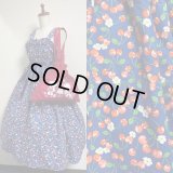 フルーツサマーセット【紺系チェリー柄JSK+巾着トートBAG】