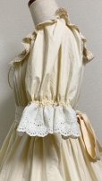 画像3: クリーミーロマンチカ綿レースシャーリングドレス【生成・110cm丈】 (3)