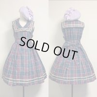 セーラージップJSK◆グリーンチェック◆