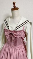 画像9: 胸ギャザージャンパースカート【ピンク】