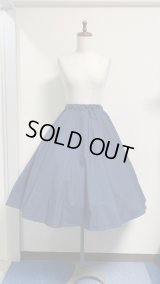 ハンドメイドサーキュラーSK【紺無地・65cm丈】