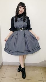 セーラージップJSK・グレー×黒ライン