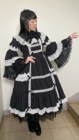画像13: ノスタルジックプリンセスドレス【黒×白レース・レギュラーサイズ】