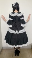 画像12: ノスタルジックプリンセスドレス【黒×白レース・レギュラーサイズ】