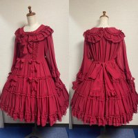 シフォンベビードール【ボルドー・レギュラーサイズ】