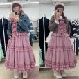 画像18: 【ラスト1点！】スクエアフリルドレス（メローロック）【ダークチェリーギンガム】