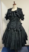 画像9: ティアードスカート【黒・2サイズ展開】
