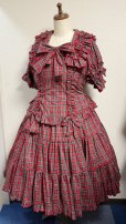 画像9: ティアードスカート【赤チェック・2サイズ展開】