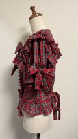 画像7: サマーホリデーブラウス【赤チェック・2サイズ展開】