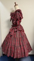 画像15: サマーホリデーブラウス【赤チェック・2サイズ展開】