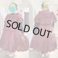 ティアードスカート【赤チェック・2サイズ展開】