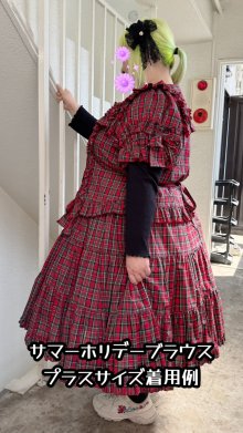 他の写真2: ティアードスカート【黒・2サイズ展開】