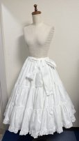 画像4: ティアードスカート【白・2サイズ展開】