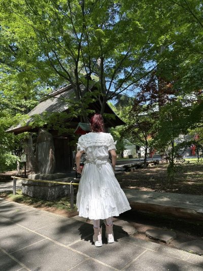 画像2: ティアードスカート【白・2サイズ展開】