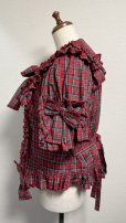 画像12: サマーホリデーブラウス【赤チェック・2サイズ展開】