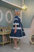 画像10: ノスタルジックプリンセスドレス【ブルーグリーン×白レース・プラスサイズ】