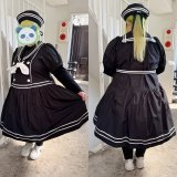 ノスタルジックセーラーハット【黒】