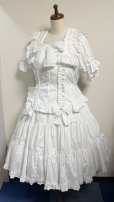 画像9: ティアードスカート【白・2サイズ展開】