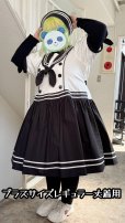 画像14: ノスタルジックセーラーワンピース【プラスサイズ・コンビ色・丈2種類】