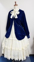 画像4: 【6/29まで受付！ご予約商品】レディ別珍ジャケット【ネイビー・プラスサイズ】 (4)